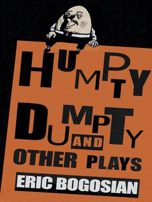 cover image of Humpty Dumpty and Other Plays